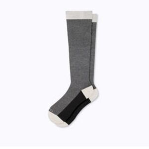 Comrad Knee-High Timberwool Merino Wool Compression Socks Heather Charcol M